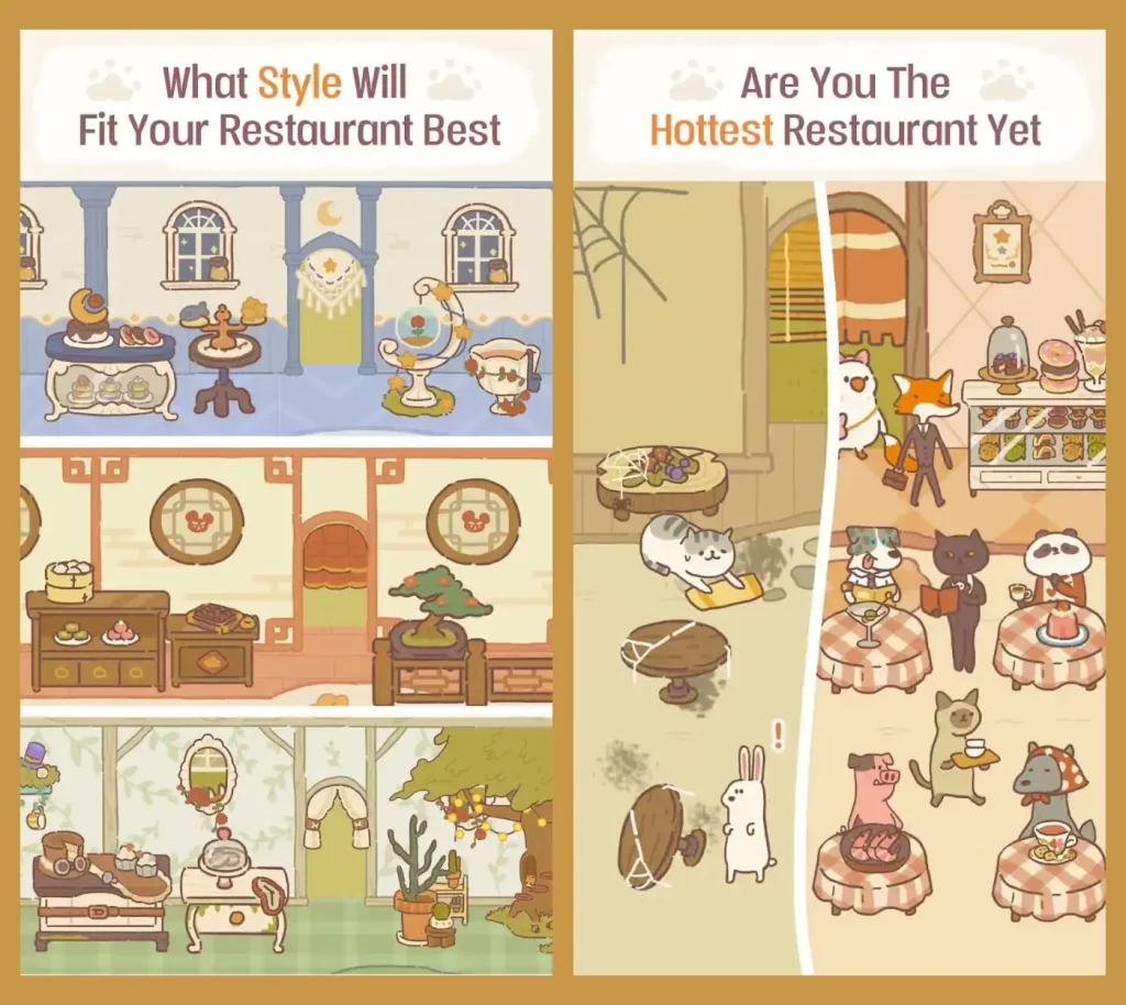 Animal Restaurant Mod APK 11.6 Download grátis - Última versão