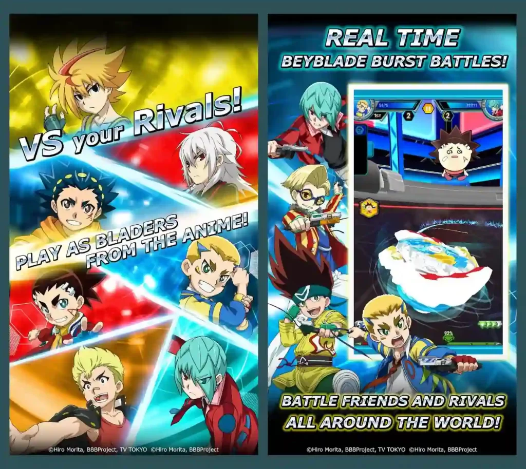 beyblade burst rivals mod apk