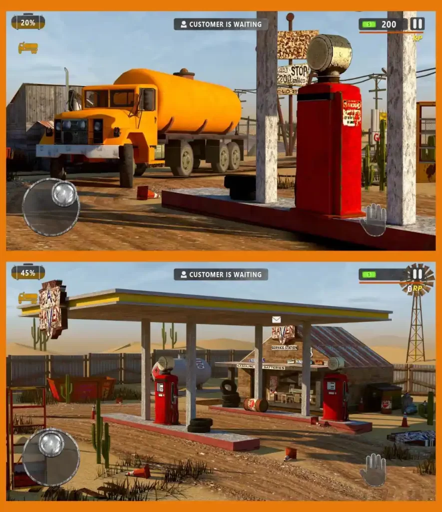 Gas Station Junkyard Simulator MOD
