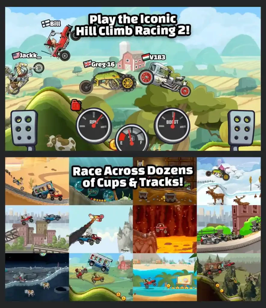 Hill Climb Racing 2 Mod Dinheiro Infinito V 1.59.1 Atualizado 2023 