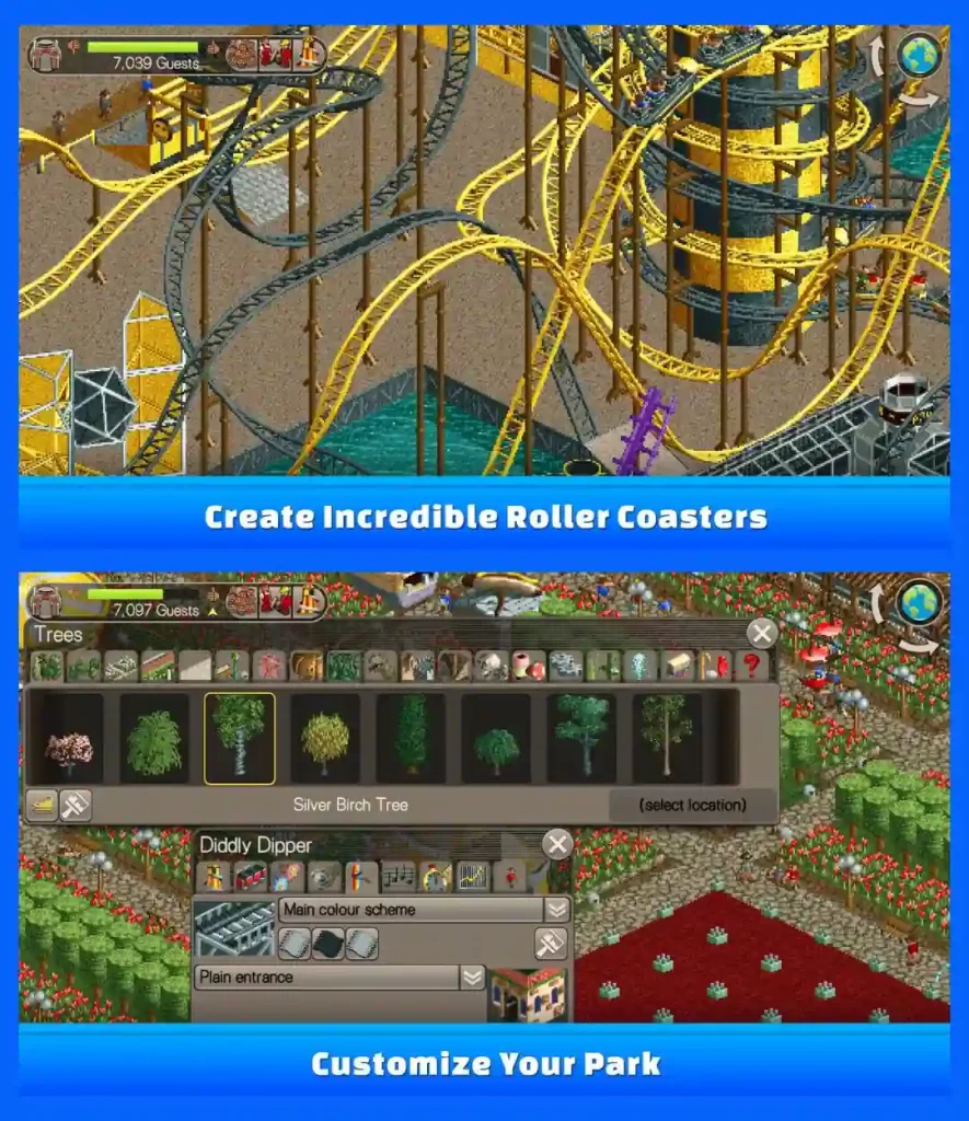 rollercoaster tycoon classic apk