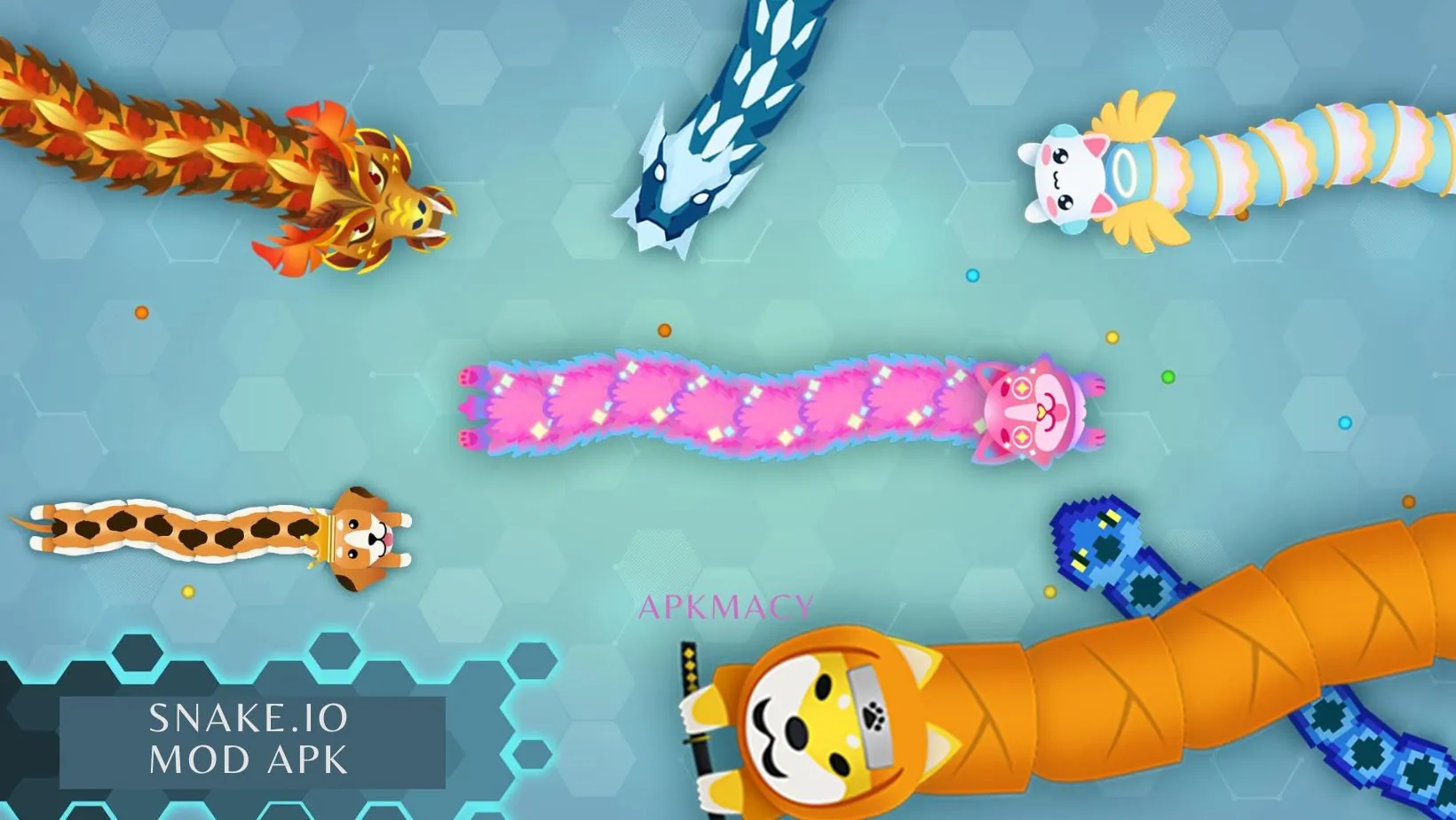 Tải Snake.io MOD (Menu, Bất Tử, Mở Khóa Skin) 1.18.51 APK