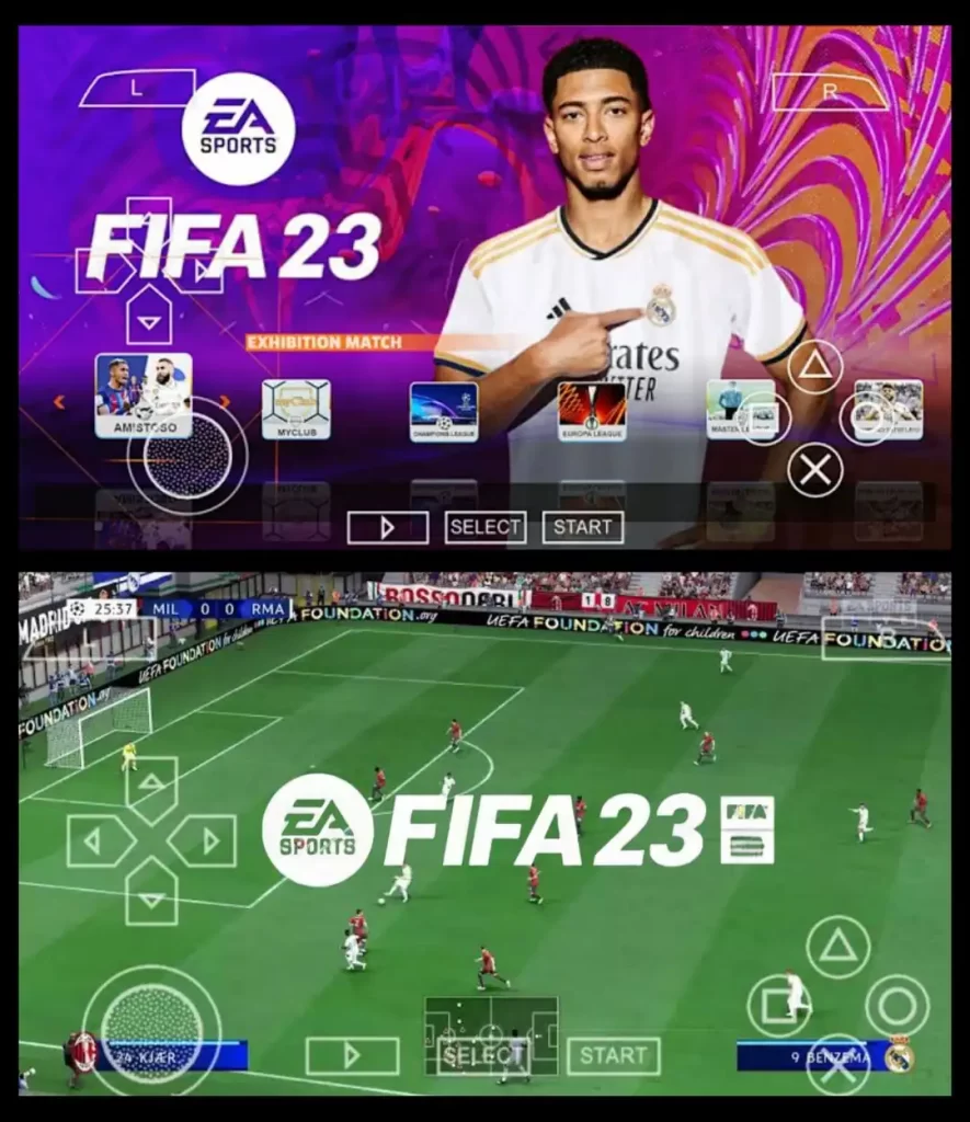 FIFA 23 PPSSPP Game