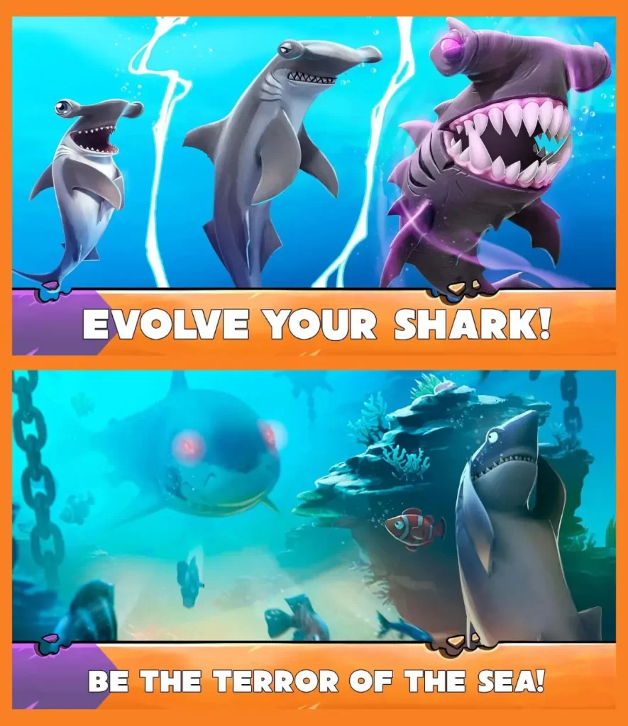 Hungry Shark Evolution MOD APK 11.9.0 (Unlimited Money/Gems) 2024