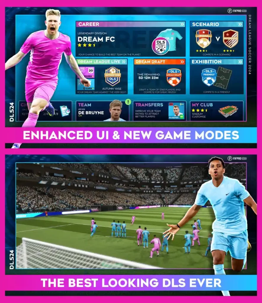 Dream League Soccer MOD APK 11.110 (Unlimited Coins/Money) 2024